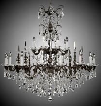  CH9385-A-01G-ST - 24 Light Venetian Chandelier